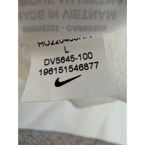 Nike New Sweatshirt Womens Size Large Sportswear Club Fleece Oversized Hoodie - Picture 9 of 10